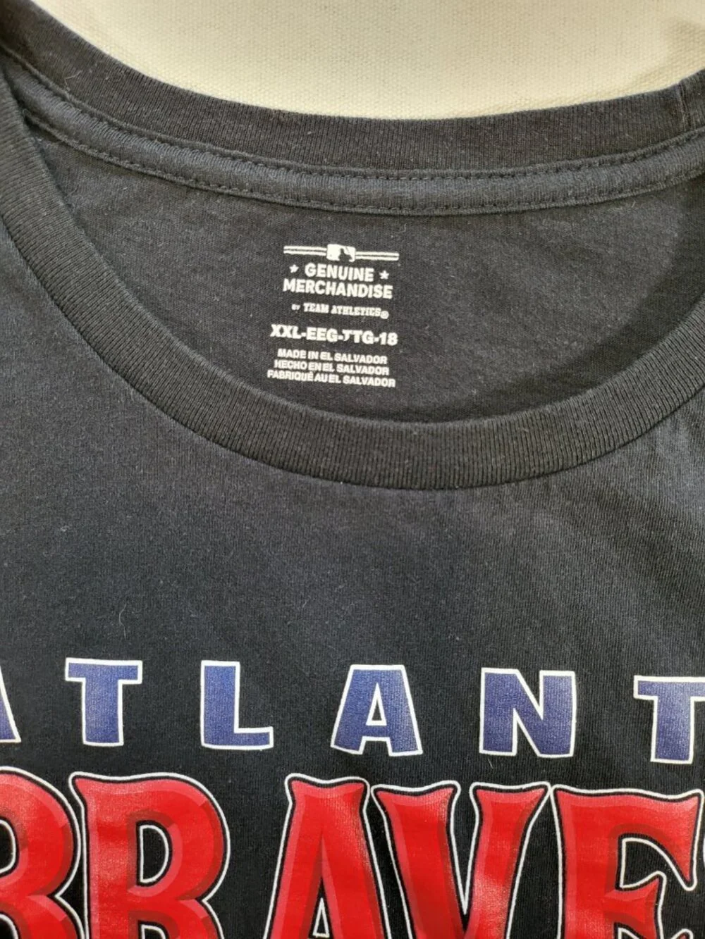 Atlanta‎ Braves MLB Genuine Merchandise T‑Shirt Kids Size XXL (18)